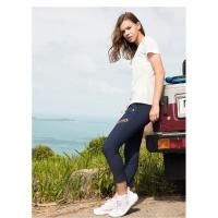 乐飞叶（LAFUMA）运动户外女士旅行修身显瘦弹力快干八分裤LFPA8BL91