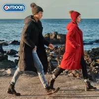 （OUTDOORPRODUCTS）运动户外女式长款羽绒服连帽保暖加长防风外套194200