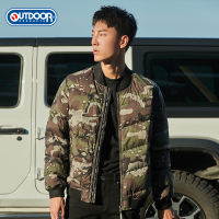 （OUTDOORPRODUCTS）运动户外男式飞行夹克羽绒服棒球领迷彩外套194100