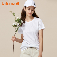 乐飞叶（LAFUMA）运动户外时尚休闲纯色圆领T恤女士短袖LFTS0BS30