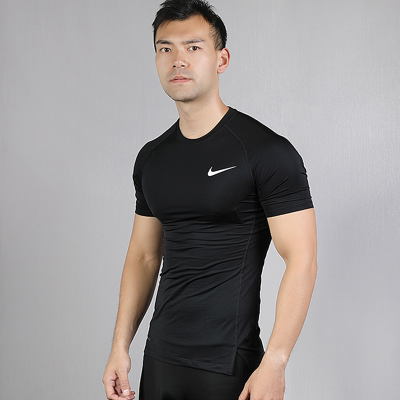 耐克（NIKE）男款PRO运动跑步DRI-FIT圆领短袖T恤BV5632-010