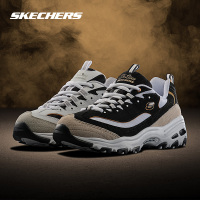 斯凯奇（SKECHERS）情侣鞋男女厚底熊猫鞋老爹鞋运动休闲鞋66666228/666114