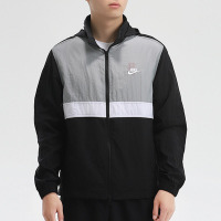 耐克（NIKE）男款运动服跑步连帽休闲夹克外套CU4310