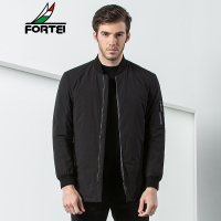FORTEI富铤羽绒服男士90%白鸭绒无辑线保暖外套