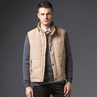 凯撒KAISER马甲男式休闲立领冬装简约男外套