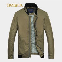 凯撒KAISER夹克男士立领简约时尚新款中青年男装夹克外套