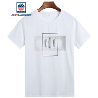 AEMAPE苹果 男士短袖t恤2019夏季休闲圆领青年半袖男装衣服打底衫潮流