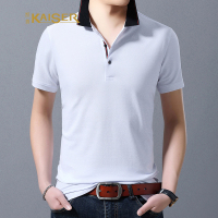 KAISER凯撒 短袖polo衫男纯色翻领休闲棉质弹力夏季短袖T恤男