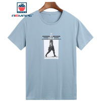 AEMAPE苹果 短袖t恤2019夏季新款男士圆领纯棉半袖男装衣服打底衫