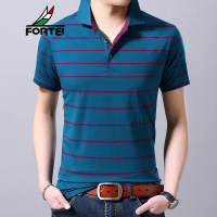 FORTEI富铤 短袖POLO衫夏季多款多色薄翻领POLO衫棉上衣商务免烫半袖男T恤