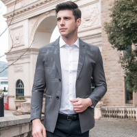 迪伽默 VDG秋季新款男款西装领商务休闲西服男士西装