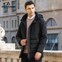 迪伽默 意大利VDG 连帽羽绒服男90白鸭绒百搭简约 2色可选