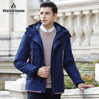 迪伽默 百搭时尚休闲宽松连帽男士羽绒服 3色可选