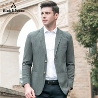 迪伽默 男士两粒单排扣简约休闲西装