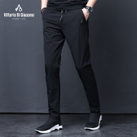 迪伽默 新品抽绳透气弹力修身男士休闲裤