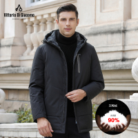 迪伽默 男士90绒羽绒服百搭简约时尚休闲连帽