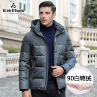 迪伽默 意大利VDG 羽绒服男士百搭简约时尚休闲连帽羽绒服秋冬新品