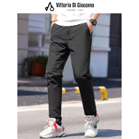 迪伽默 男士羽绒裤系带90白鸭绒修身休闲裤 3色可选