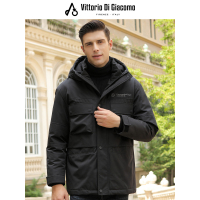 迪伽默 意大利VDG 男士工装时尚休闲羽绒服 2色可选