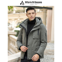 迪伽默 意大利VDG 男士连帽时尚休闲羽绒服户外服 2色可选