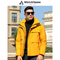 迪伽默 男士高领短款羽绒服工装款户外风 3色可选