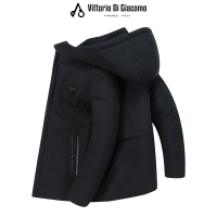 迪伽默 男士可脱卸帽百搭休闲棉衣 2色可选