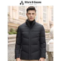 迪伽默 短款立领90白鸭绒简约休闲羽绒服 2色可选