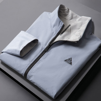 迪伽默 2020新款两面穿夹克外套男时尚休闲纯色男式夹克