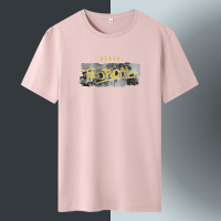 迪伽默 2020新款短袖T恤男夏季休闲时尚字母印花