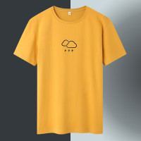 迪伽默 2020新款圆领T恤 没有你的日子犹如乌云遮日