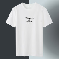 迪伽默 2020新款男士圆领字母卡通印花潮牌短袖t恤