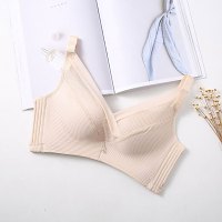 迪奥 女士内衣舒适轻薄聚拢无钢圈聚拢时尚性感女士文胸柔软舒适胸罩