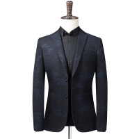 冰洁 2020新款商务休闲潮正装男士西装外套上衣中青年西服