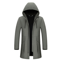 冰洁 春秋季男士2020新款风衣外套中长款休闲男装舒适绅士