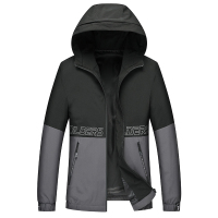 FORTEI富铤 2020秋季男士连帽夹克衫外套男装商务休闲上衣百搭舒适