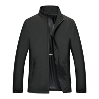 FORTEI富铤 男装秋季立领新款休闲外套中年男装商务绅士夹克衫