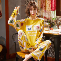 迪奥 女士家居服休闲套装卡通系列可爱时尚透气舒适睡衣女潮流日系