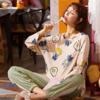 迪奥 女士家居服休闲套装卡通系列舒适可爱透气时尚睡衣女日系潮流