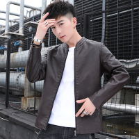 AEMAPE苹果 男士秋季皮衣潮流休闲时尚有型男士立领皮衣夹克