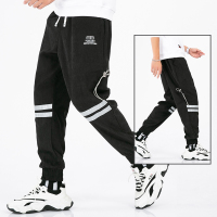 AEMAPE苹果 秋季男士休闲裤新款拼色潮流九分裤休闲百搭卫裤