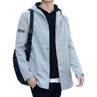 AEMAPE苹果 秋季夹克潮牌休闲连帽针织夹克外套男帅气百搭