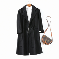 冰洁 冬季女士新款气质通勤毛呢外套中长款百搭冬季女装