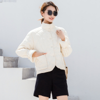 冰洁 2020冬季女装短款羽绒服保暖舒适外套韩版百搭休闲