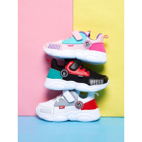 巴布豆家族童鞋2019春季儿童机能鞋软底女童宝宝鞋男童运动鞋