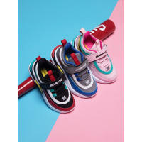 巴布豆家族儿童2019春秋季新款学步鞋男童小熊鞋女童机能鞋宝宝鞋子潮鞋老爹鞋