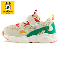 巴布豆家族2019年春季男女童防滑减震防踢轻盈耐磨休闲透气机能鞋