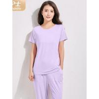 小护士睡衣女夏薄款家居服两件套女士运动休闲短袖长裤睡衣JDT012-9