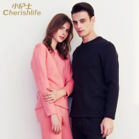 小护士 保暖内衣男女加厚款发热纤维加绒保暖内衣套装双层加大护膝保暖裤套装ZTT008