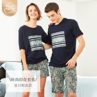 小护士 睡衣女男士情侣家居服套装亲肤棉夏季休闲卡通短袖短裤可外穿JJT041/060