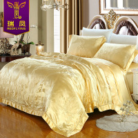 瑞凤桐乡100桑蚕丝四件套床上用品真丝四件套提花